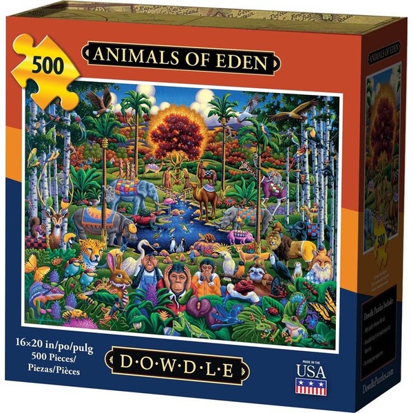 Dowdle Jigsaw Puzzle - Animals of Eden - 500 Piece