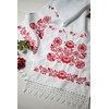 N_FROMM Ruschnik Hand Towel Ukrainian Wedding Towel Table Runner White