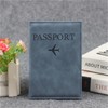 Generisch Passport Holder, Set of 2 PU Leather Passport Holder