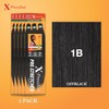 Sensationnal Braids XPRESSION 3X Pre-Stretched Braid 58 inches (5-pack, 1B)