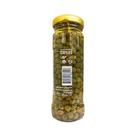 IOS Organic Non-Pareil Capers in Sea Salt, USDA Organic, Vegan, Non-GMO- 4Oz (1Pack)
