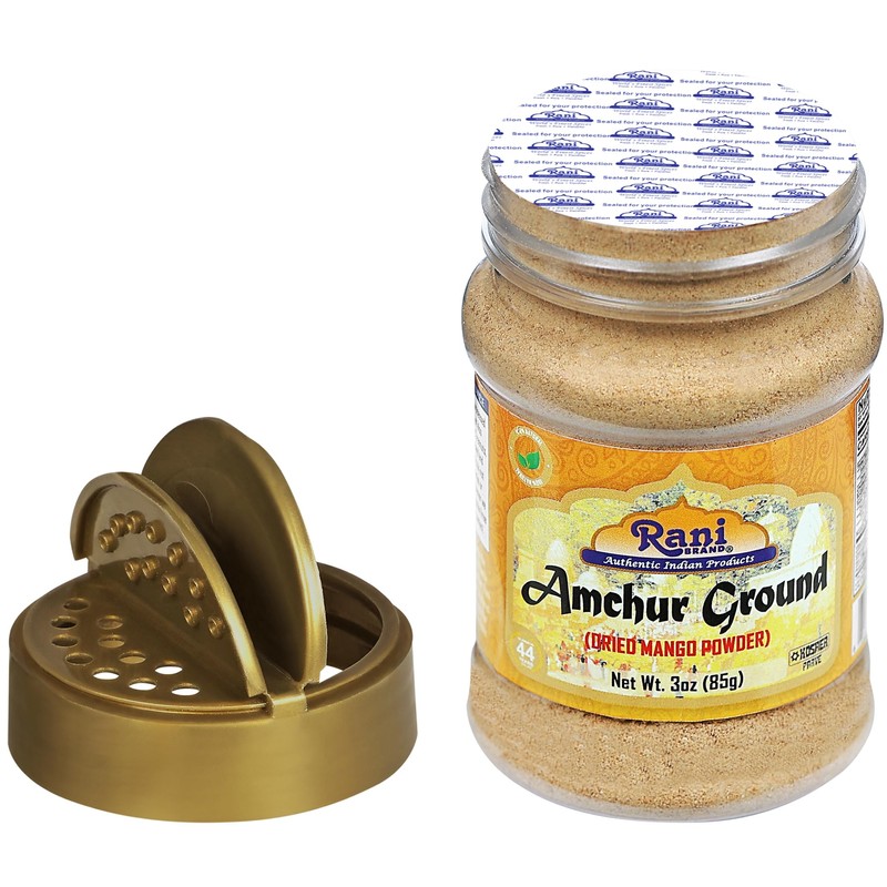 Rani Amchur (Mango) Ground Powder Spice 3oz (85g) PET Jar