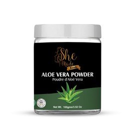 She Made Foods Aloe Vera Leaf Powder 100g Jar