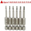 Triangle Screwdriver Bit Set, 6 Pieces Triangle Screw Head, 2