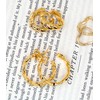 INFINITY 18K Gold Plated Earrings for Woman | Twisted hoop