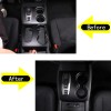 car-attention Matt Black Central Gear Shift Panel Cup Holder Cover