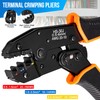 fioay Crimping Pliers Cable Lugs Set, Cable Lug Pliers Crimping
