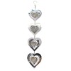 Garden Wind Spinners - 3D Heart Metal Wind Spinners for