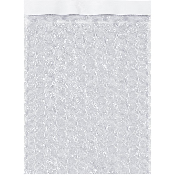 Aviditi Self-Seal Bubble Pouches, 6" x 8 1/2", Pack of