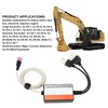 Excavator Diagnostic Cable Accurate Flexible Replacement For Hitachi V3.10 Dr.ZAX200