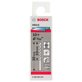 Bosch BROCA HSS-G | 1/32'' | 10 pz