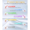 Gesichts-Hals-Schönheitsgerät, 7 Farben, LED-Gesichts-Nacken-Massagegerät, multifunktionales Gesichtshautpflege-Werkzeug, ideal für die Hautpflege