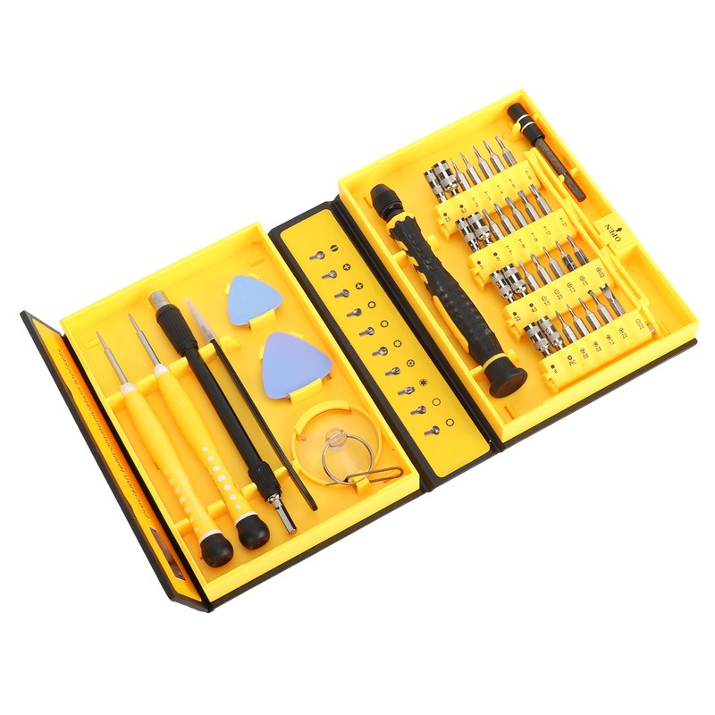 38 in 1 White Bit Screwdriver Socket Set High Hardness