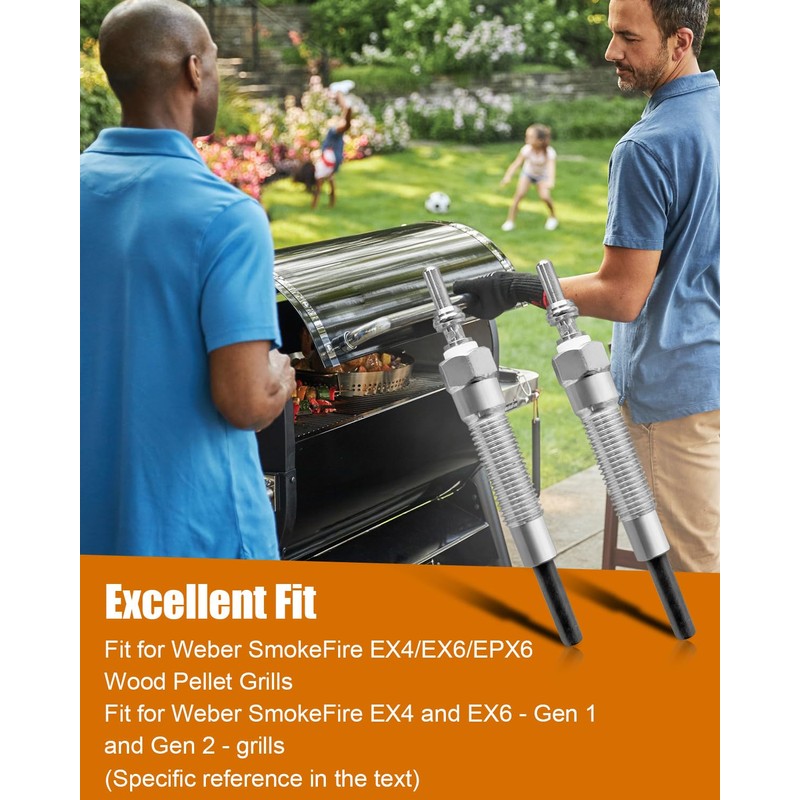 TIKSCIENCE Glow Plug Fit for Weber SmokeFire EX4/EX6/EPX6 Wood Fired