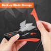 ValueMax 2-Pack Box Cutter Knife, Self-Retracting 3-Position Locking Blade, Safety