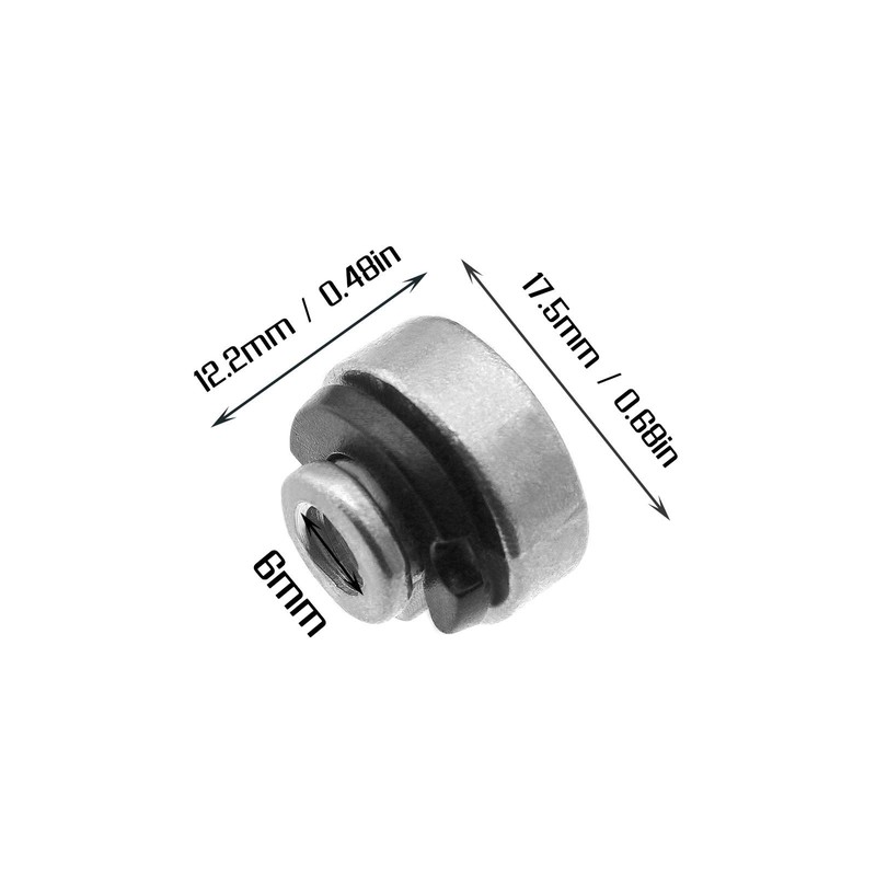 Create idea Pack of 2 Motorcycle Mudguard Rear Seat Nuts