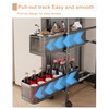 UMDONX Slim Storage Cart 5 Tier with Pull Out Basket