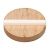 Guitar Resonator Biscuit Replacement Maple Wood Biscuit with Ox Bone