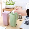 Rockreyoa Mini Trash Can Table Bin with Lid Desk Waste