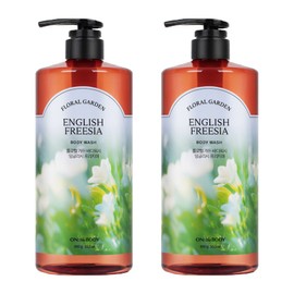 On the Body Floral Garden Body Wash English Freesia Scent, 950g, 2 packs / 온더바디 플로럴 가든 바디워시 잉글리시 프리지아향, 950g, 2개