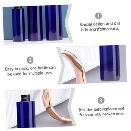 TOVINANNA Travel Size Dispensing Bottles Set of 10 Reusable Empty Bottles Flip Cap Storage for Cosmetics Shampoo Body Wash Hair Gel