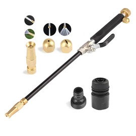 Jet Nozzle High Pressure Hose Nozzle,Pressure Washer Gun, Power Washer Wand High Pressure Washer Tools with 3 Different Nozzles and Hose Quick Connectors