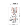 GNOCE Heart Angel Charm 925 Sterling Silver Angel of Love