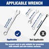 WORKPRO 2-Piece Wrench Organizer, 24-Slot Plastic Wrench Holder Set with