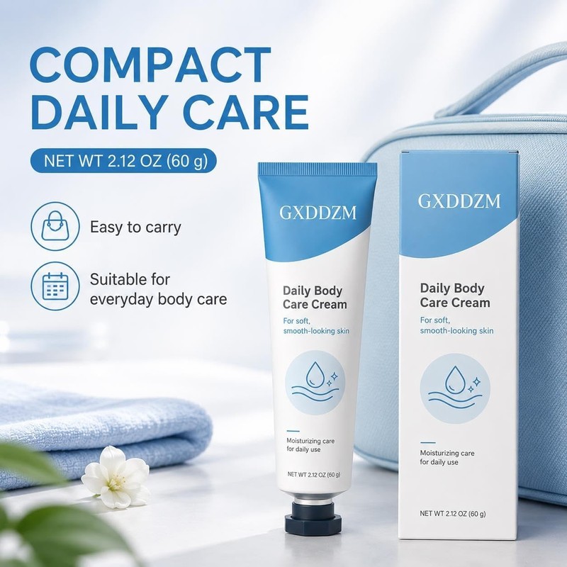 Crema Corporal de Uso Diario, Cuidado Hidratante, 60 g