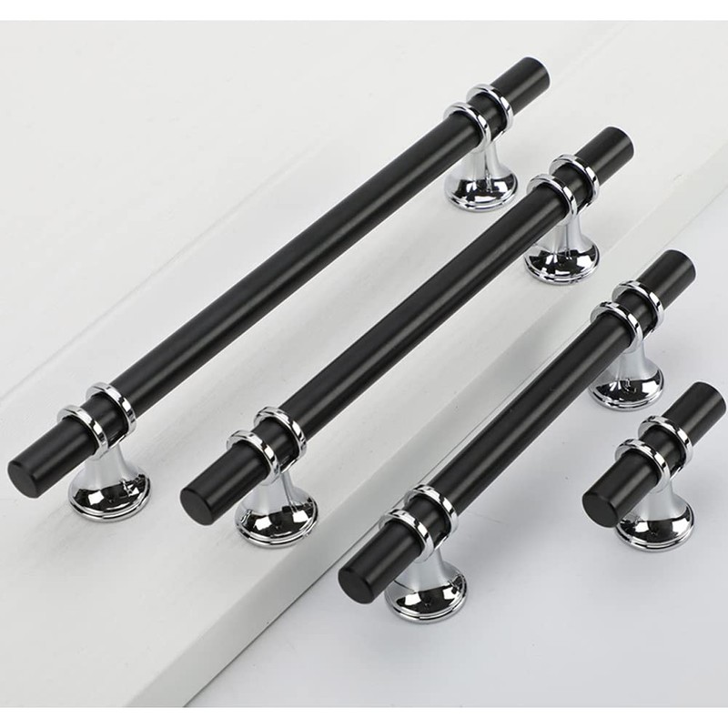 Dreneco 2 Pack Cupboard Handles Zinc Alloy Kitchen T Bar