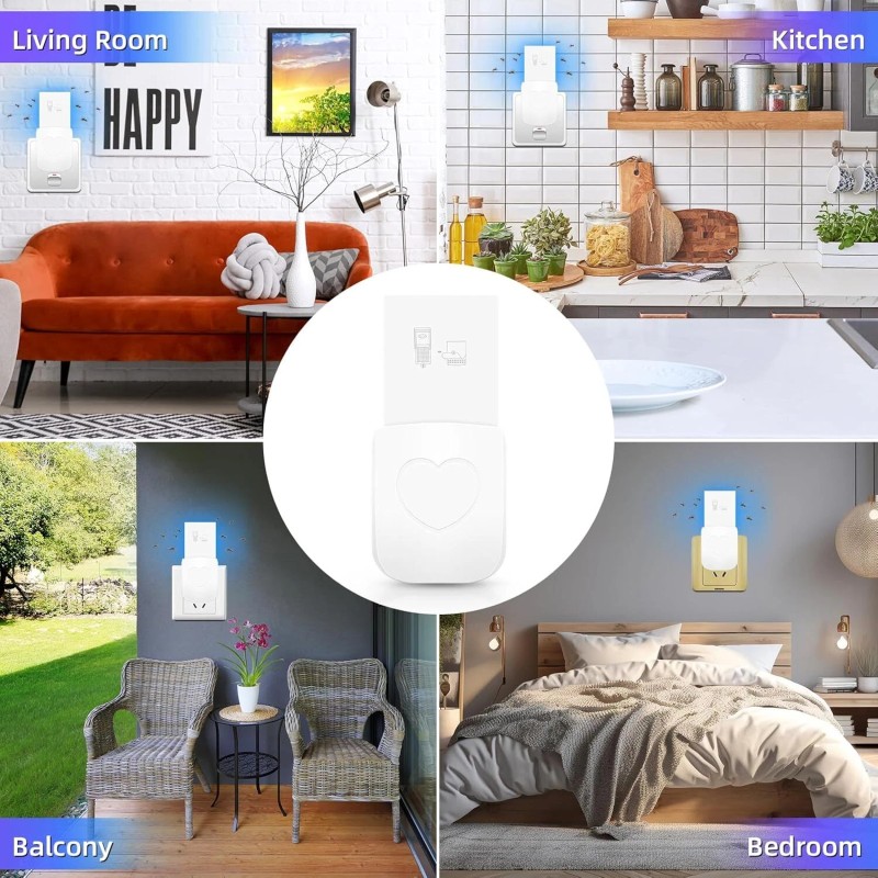Generic Indoor Flying Insect Trap UV Night Light Bug Catcher