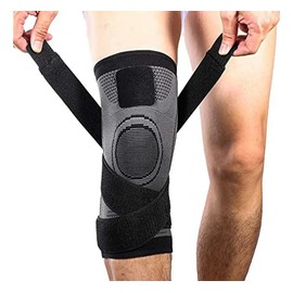 Rodillera Elástica De Compresión, De Grado Médico, 2 Piezas