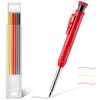 REEKNOKOL Carpenters Pencil, Solid Construction Pencil Carpenter Pencil Set with
