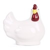 Ceramic Kitchen Scrubby Sponge Holder, White Chicken Collection, Adorable Home