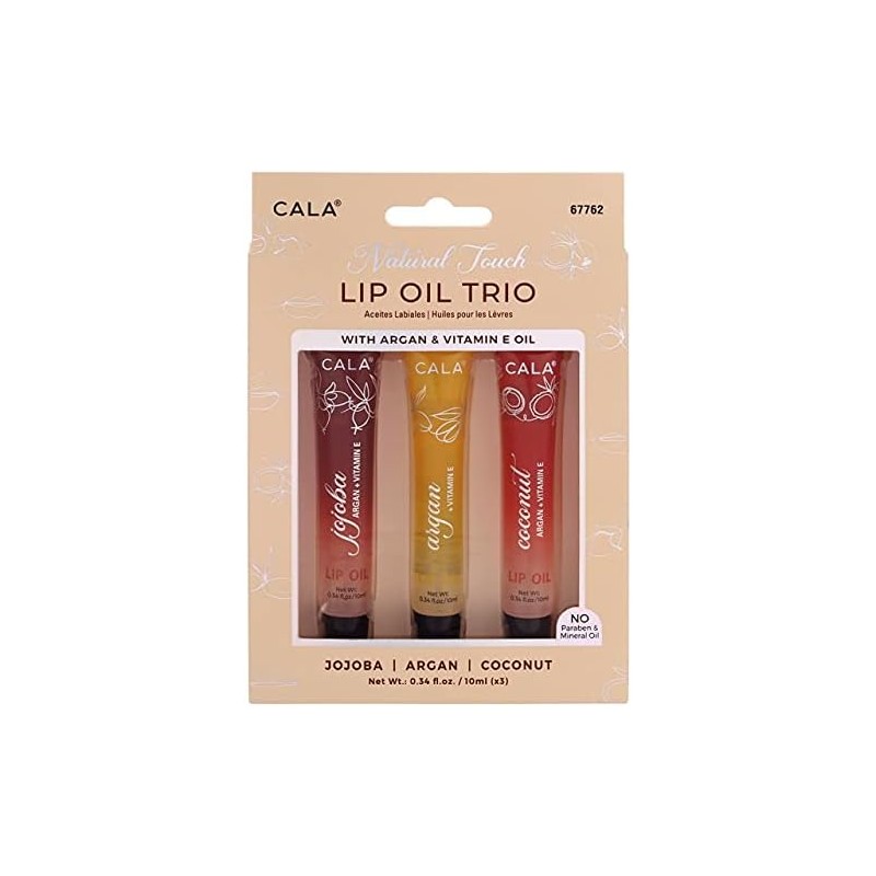 Feel Foxy TRÍO DE ACEITE DE LABIOS: JOJOJOBA, ARAGONA, COCO