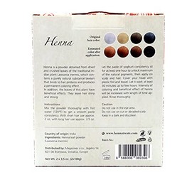 7oz Fresh & Pure Organic Henna Powder For Natural Red Colours - Indian Natural Hair Care
