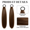 Pack of 2 Hair Pieces Braid in Light Brown, Brown