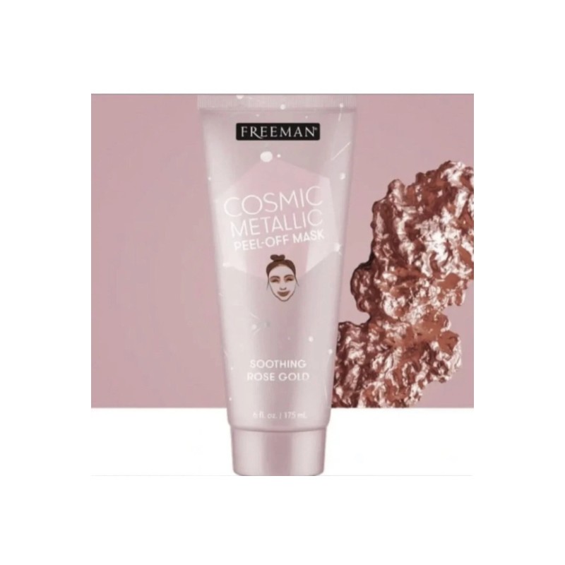 Freeman Cosmic Metallic Peel-Off Mask Soothing Rose Gold 6 Fl
