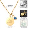 CERSLIMO Birthday Gifts for Her Birth Flower Necklaces, 18K Gold