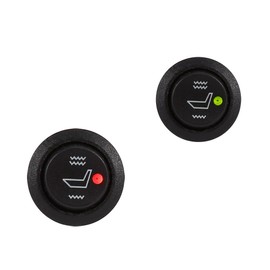 Heated seat Switch-Heated seat Switch Round-Acouto 2X Car Seat Heater Switch Universal 3 Pin Round Heated Rocker Hi Low Off Control