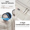 Hard Shell Suitcase Luggage with 4 Spinner Wheels, Expandable Trolley