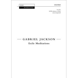 Exile Meditations: Vocal score