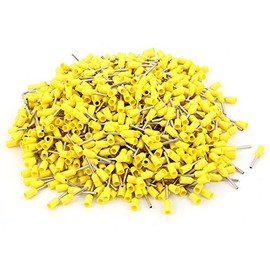 uxcell a15062200ux0946 Wire Copper Crimp Insulated Ferrule Pin Cord Terminal AWG 22 with 1000 Piece