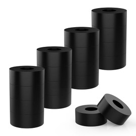 SATUY 16 Pcs Multi Purpose Rubber Spacers, 1 Inch OD x 3/8 Inch ID x 1/2 Inch Thickness Thick Rubber Washers, Rubbers Spacer Bushings for Home Car Accessories