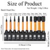 Hex Bit Set, 10 Pack Alloy Steel Allen Wrench Drill