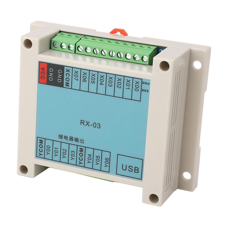 12-24VDC Programmable Logic Controller PLC Control Board 8 Inputs 7