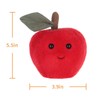 Apricot Lamb Toys Plush Red Sweet Apple Stuffed Fruit Soft