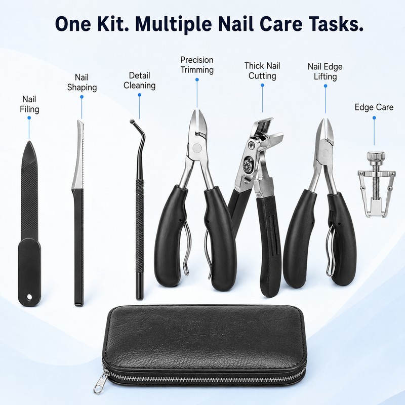 7-Piece Ingrown Toenail Tool Kit for Home Nail Care –