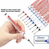 Long Marker Pen, 20pcs/set Waterproof Marker Pen, Multipurpose Deep Hole