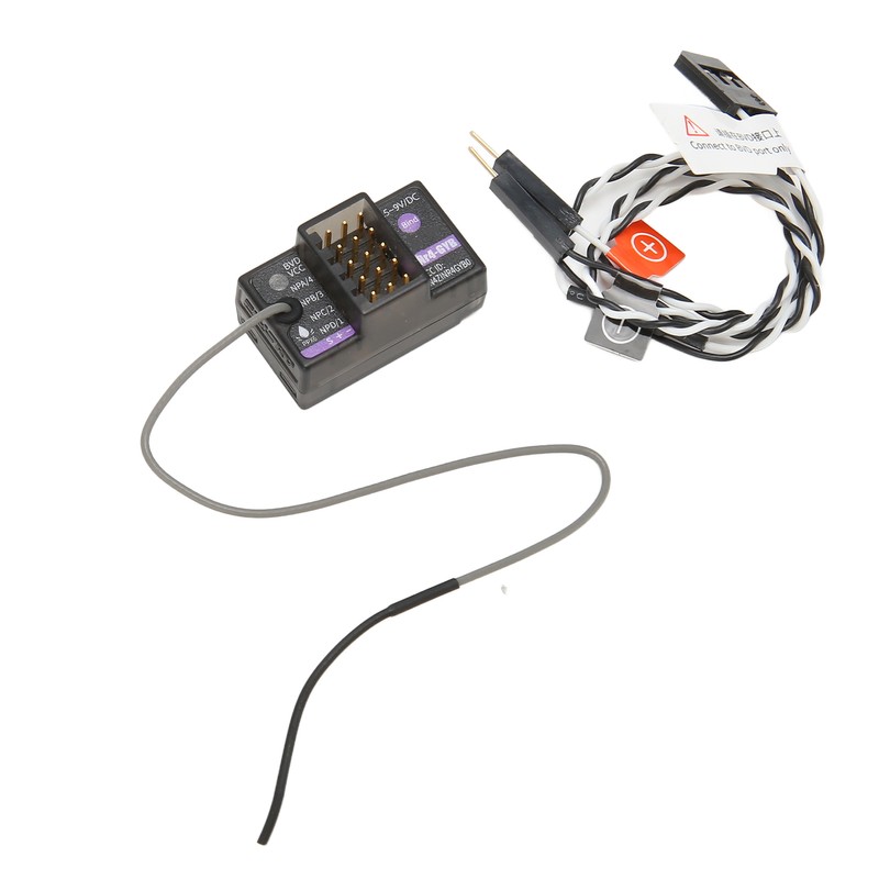 Gyro Receiver 4H Single Antenna 2 Way 2.4GHz RC Receiver
